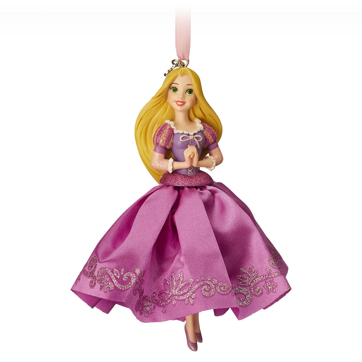 代购【disney美国代购】2018年rapunzel长发公主树脂挂件