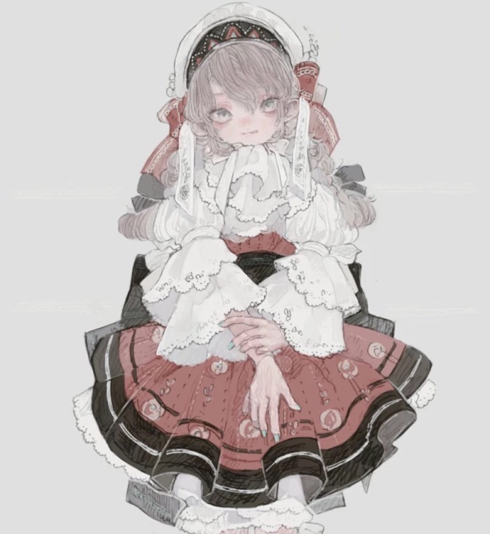 少女 动漫 服装素材 设计 动漫人设 二次元 漫画古风 人物 手绘 q版