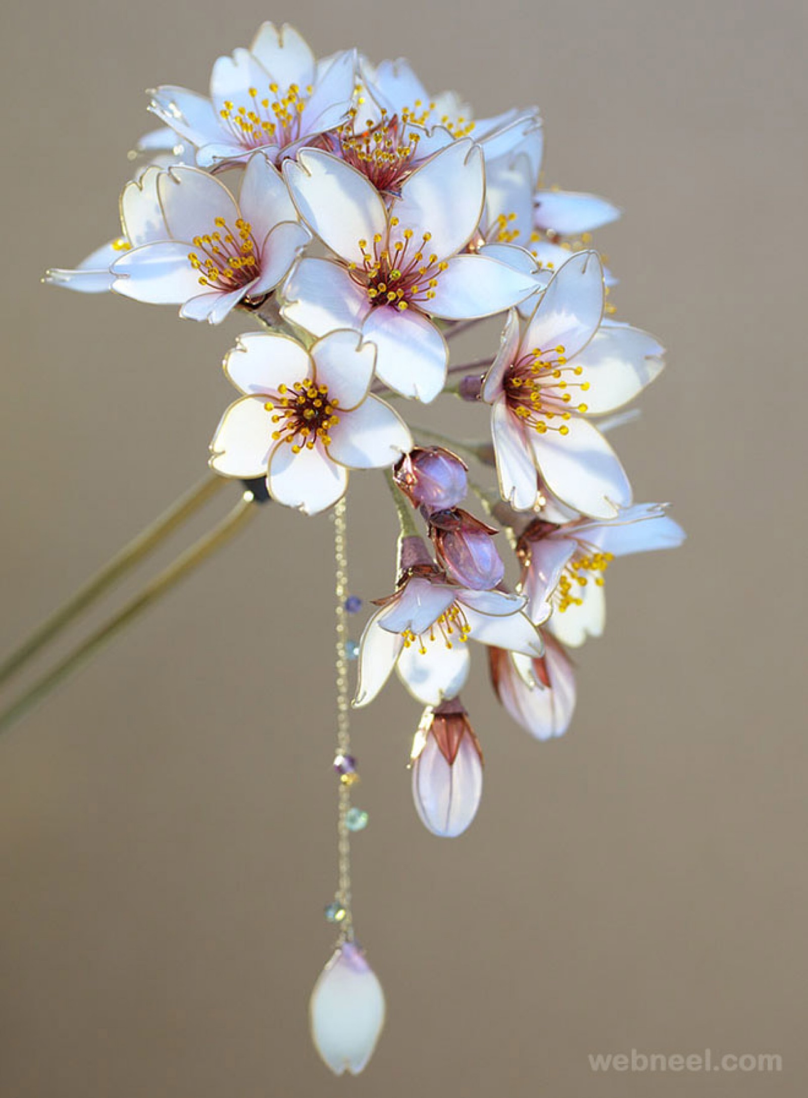 日本传统发饰kanzashi