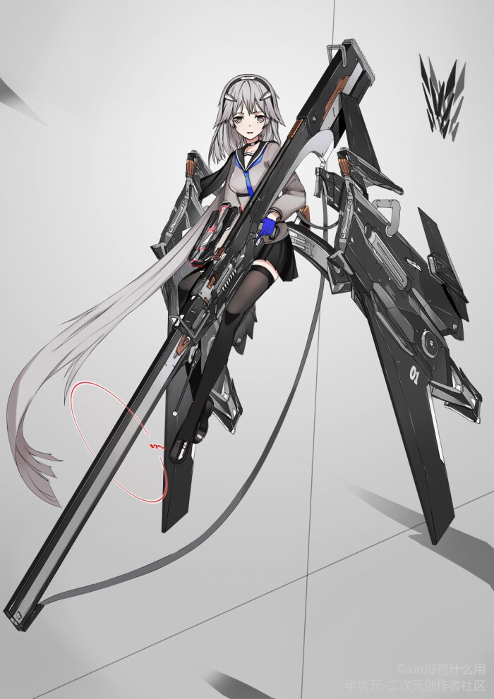 少女前线重装少女黑暗系画师:neco
