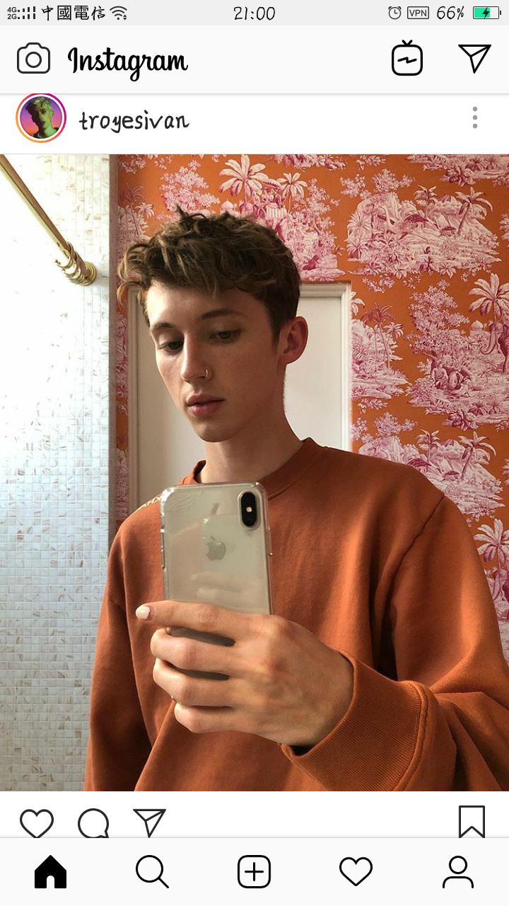 戳爷troye sivan 特洛耶希文 近期 自截 ins [杨晋戈]