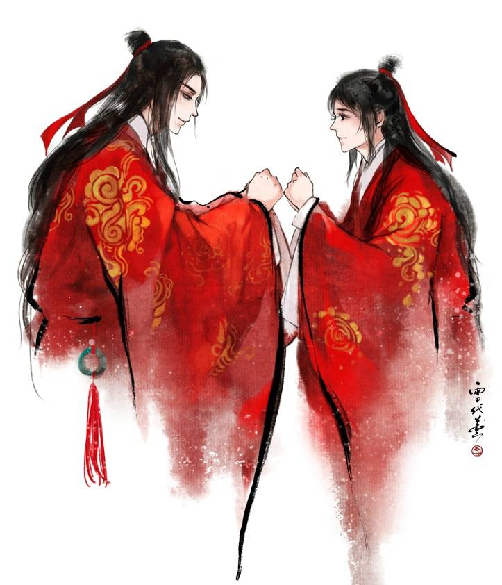 古风 古韵 中国风 手帐素材 插画 手绘 彩绘 头像 壁纸