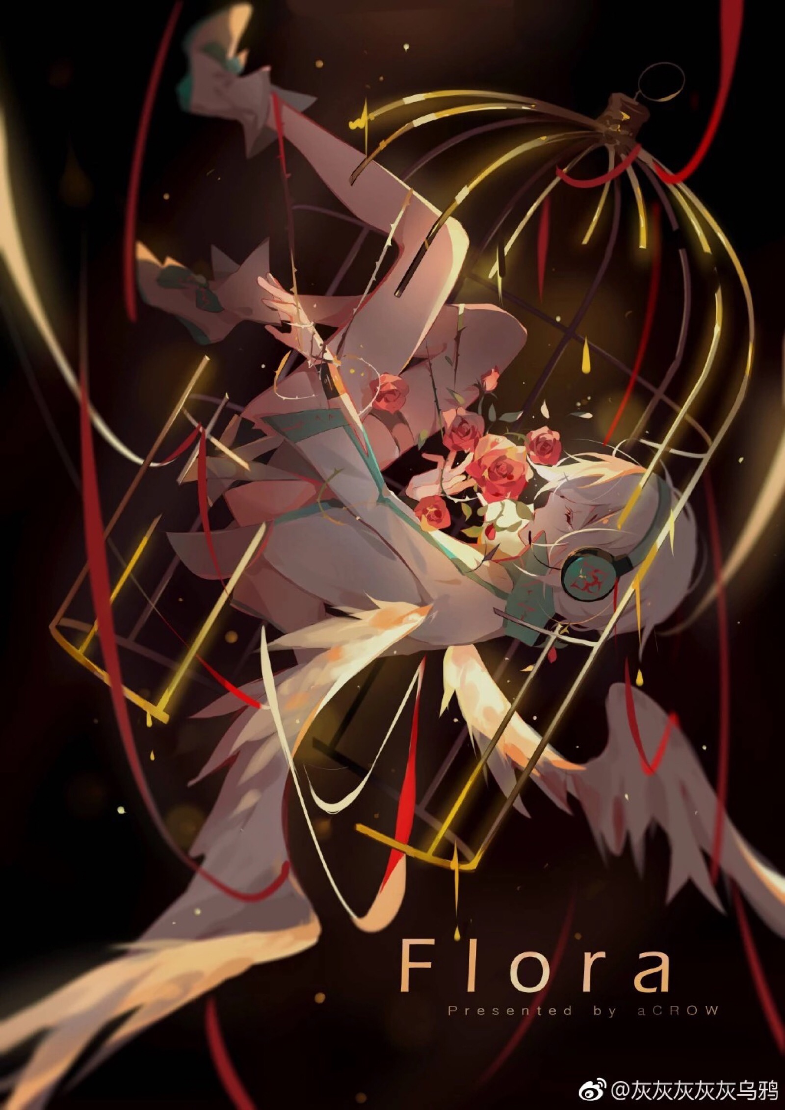 动漫少女唯美 言和 天使 笼子