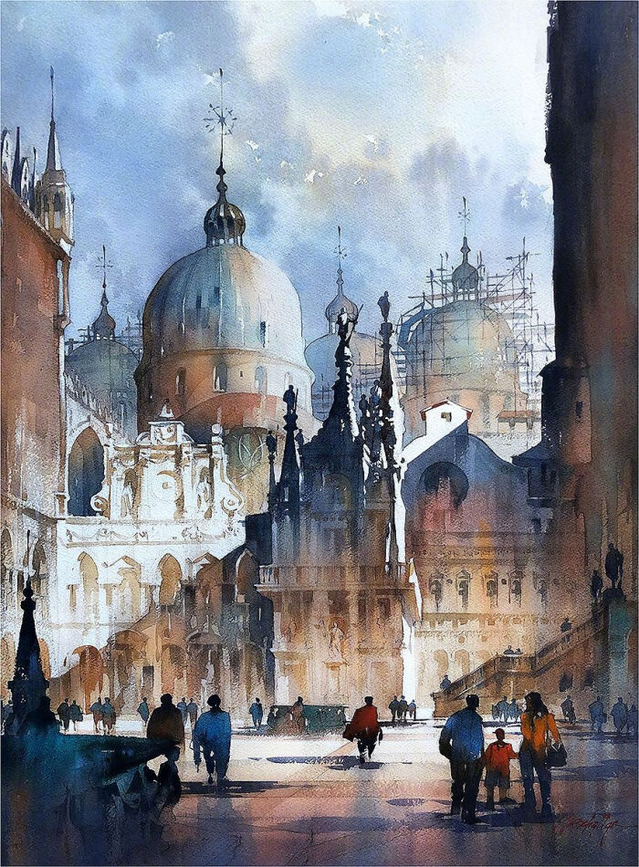 来自水彩画家 thomas w schaller 绘画作品 | thomasschaller.com