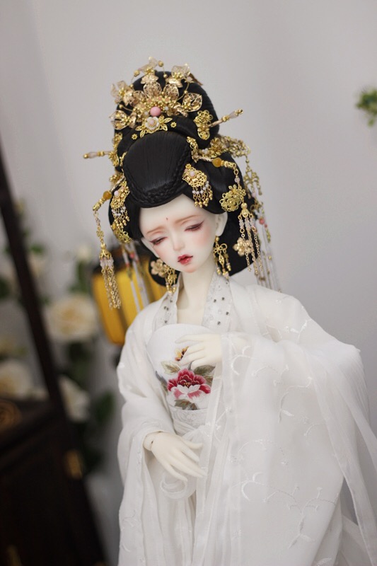 古风美人 sd娃娃 bjd 玩具 人偶 壁纸 萌物