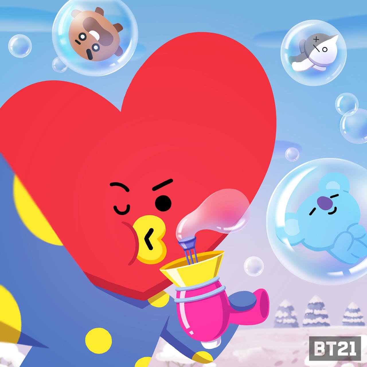 防弹手绘,漫画,q版,bt21