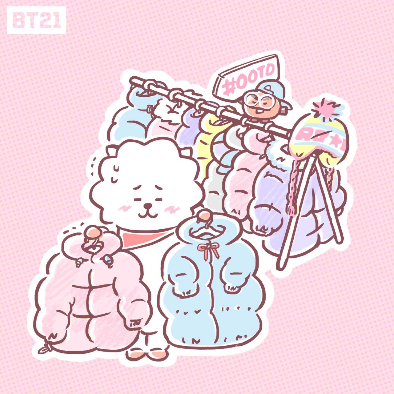 防弹手绘,漫画,q版,bt21
