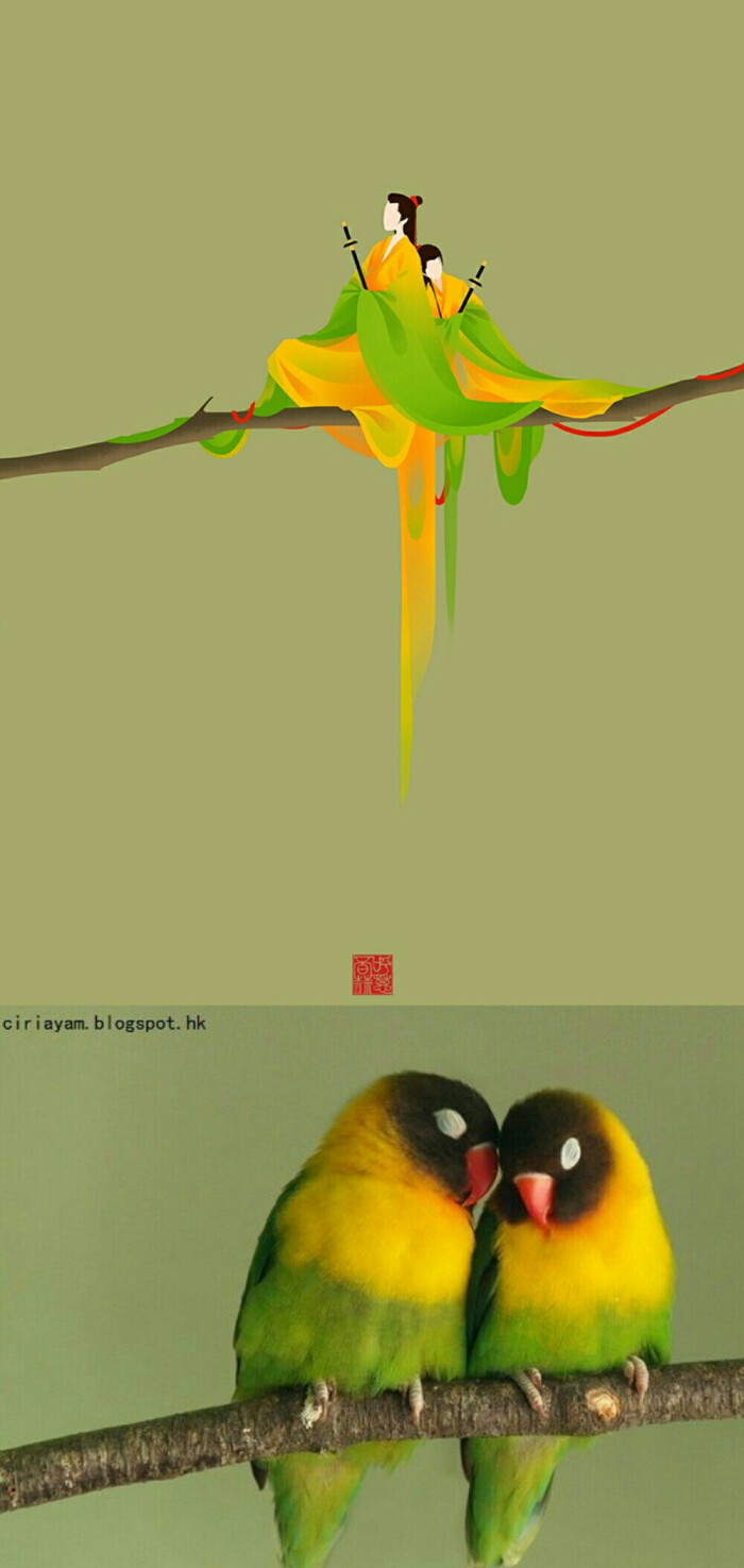 呼葱觅蒜 鸟拟人