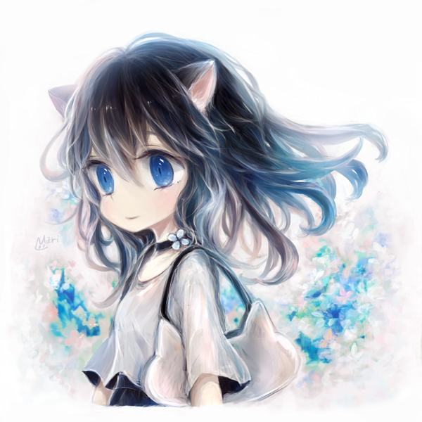 小猫マリ 插画 萝莉 日本 p站梦幻 动漫 软萌