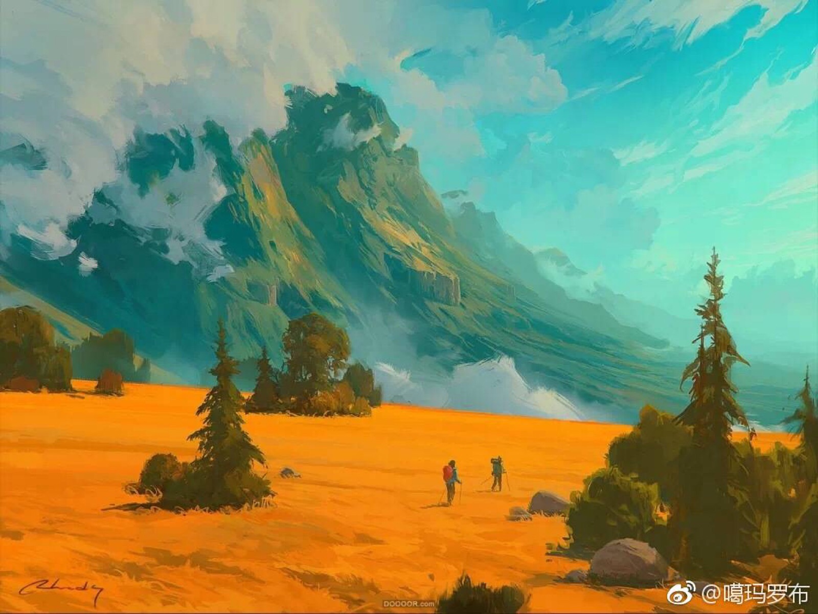 寻梦|俄罗斯插画师artem chebokha(rhads)的插画作品