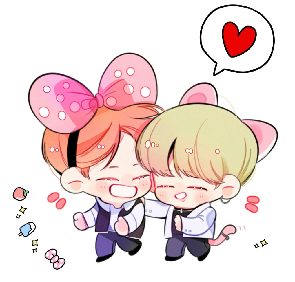 防弹少年团q版 95line