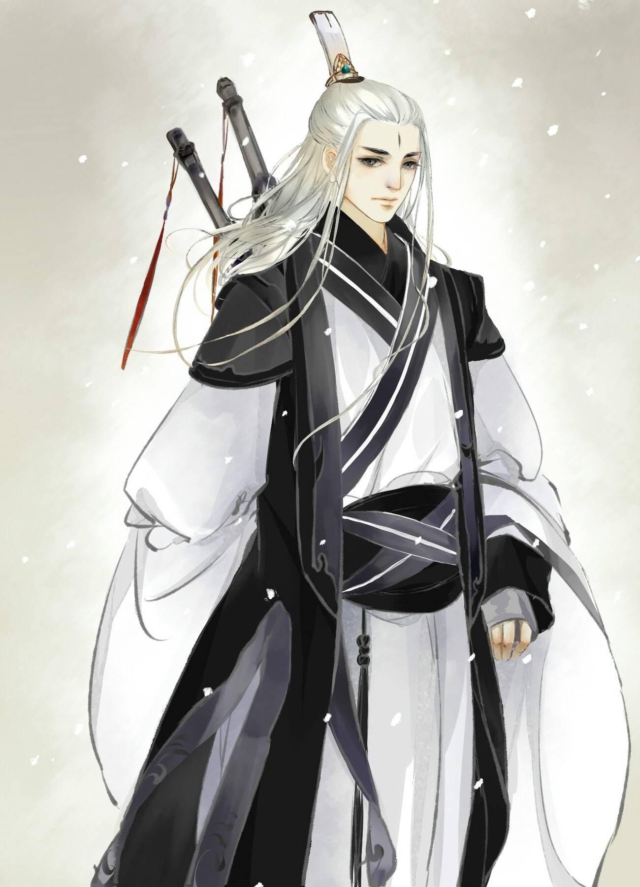 古风 古韵 中国风 手帐素材 插画 手绘 彩绘 头像 壁纸