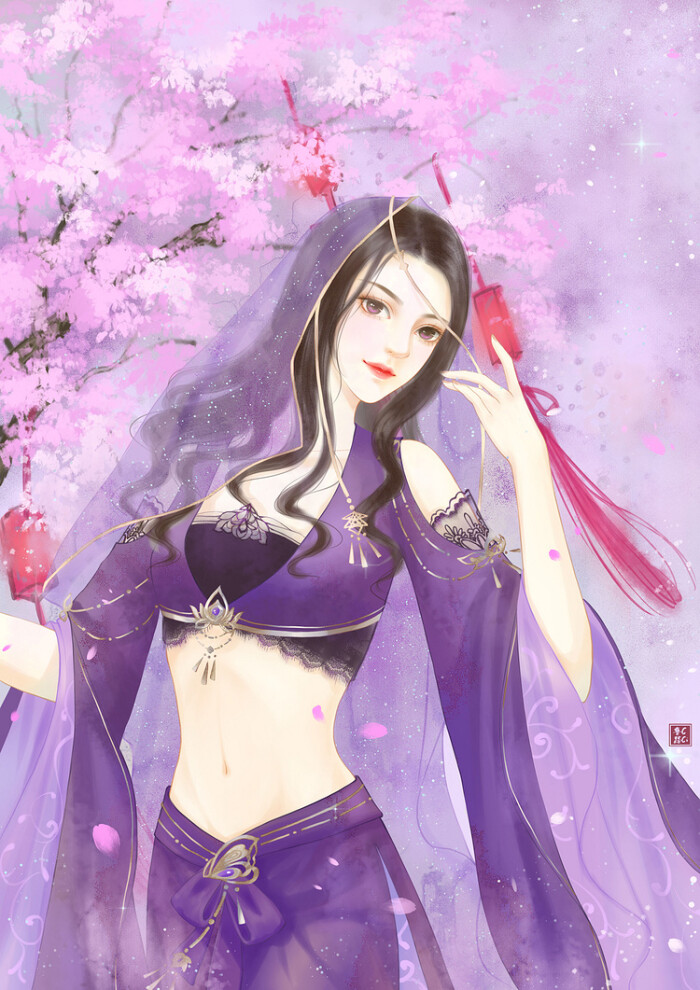 古风 古韵 中国风 手帐素材 插画 手绘 彩绘 头像 壁纸