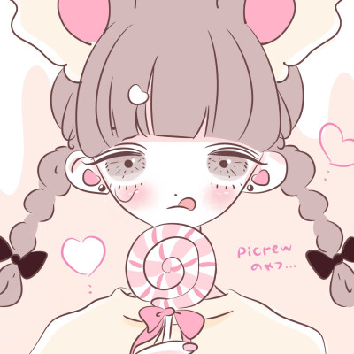 小兔软糖 自描女头