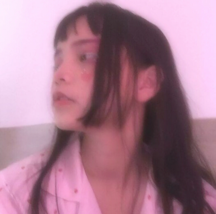 套图 女生头像 纯色背景图
