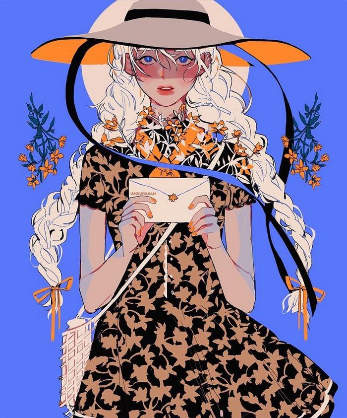 少女 插画 ~ 画师vacuum_chan插画作品