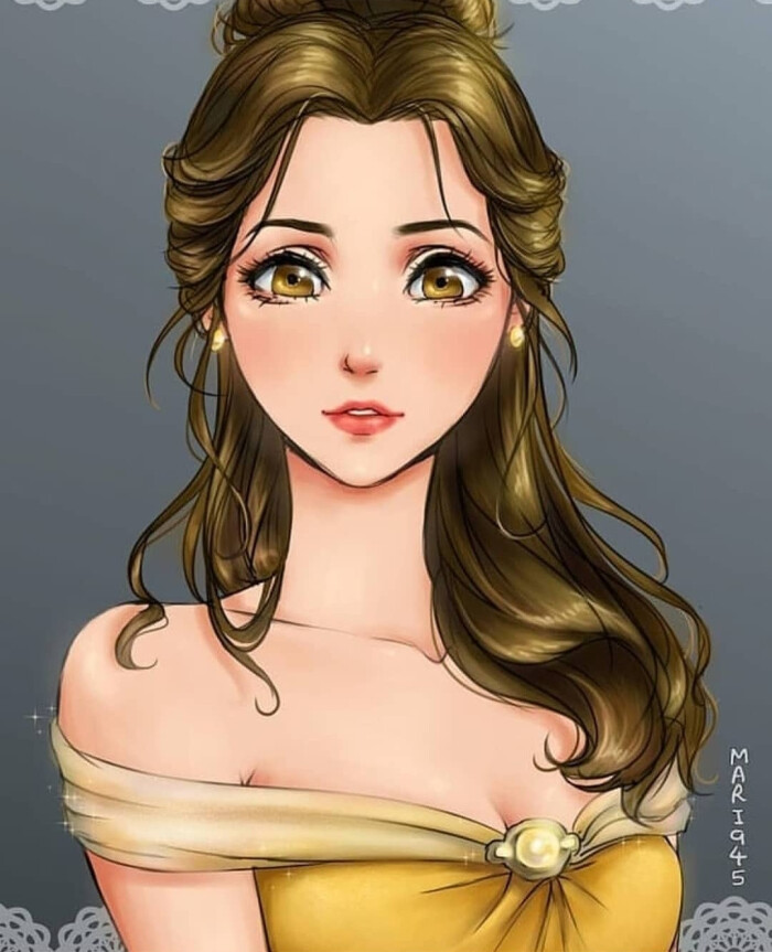 贝儿绘师:mari945 【美女与野兽】