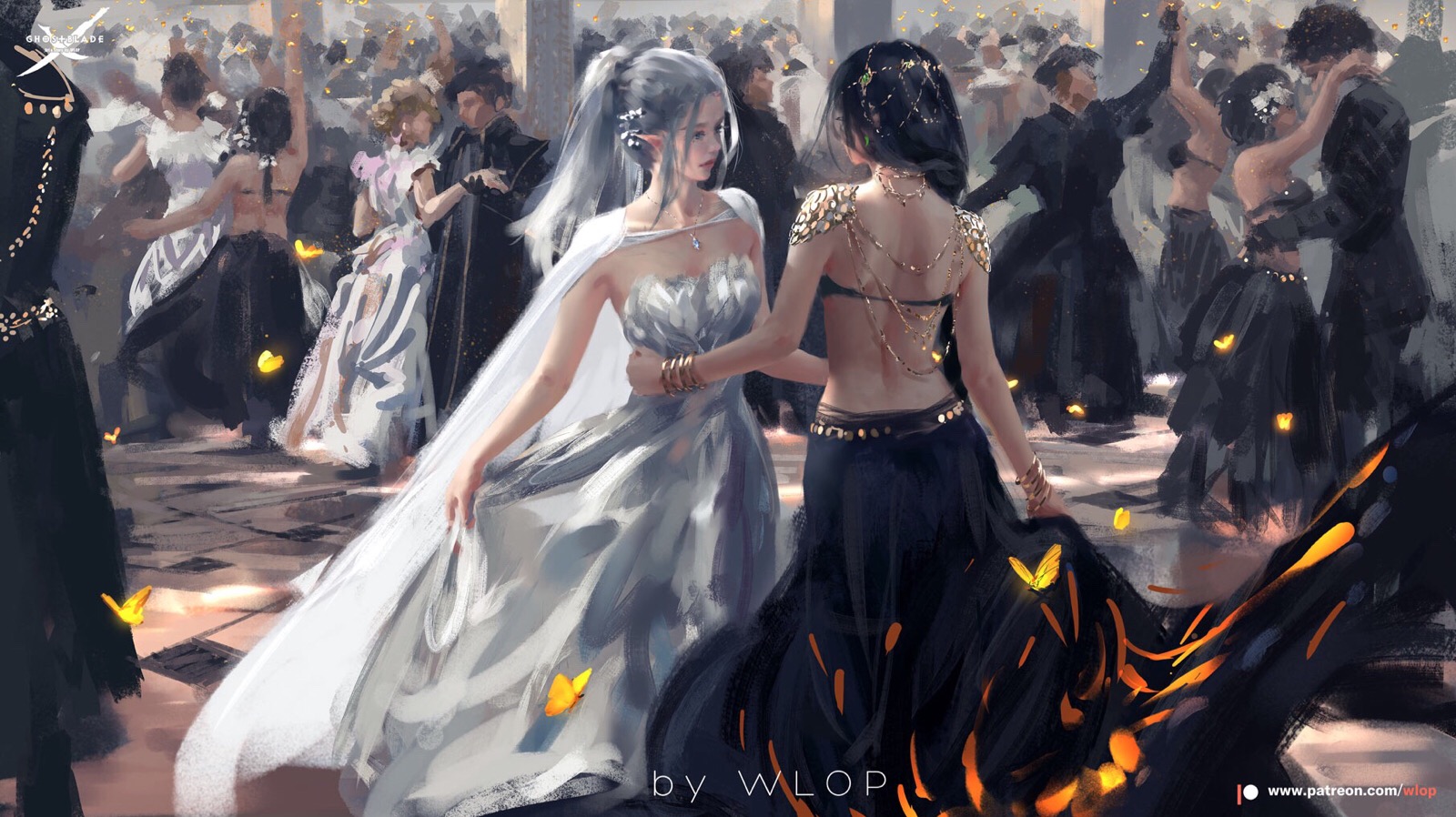 画师:wlop [id:70624207] ball # ghostblade 社交 海琴烟 百合
