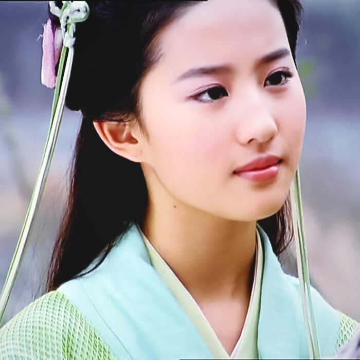 刘亦菲 赵灵儿 2005电视剧《仙剑奇侠传一》头像8p 今天是落泪但还是