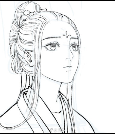 「古风美人」画师: -子涅