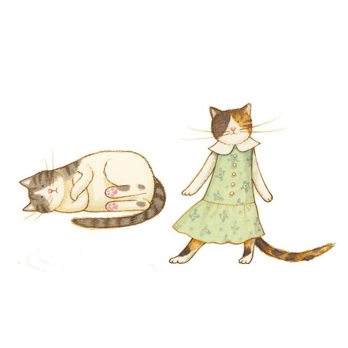 猫咪的小日常 萌插画 ~ 韩国画师eunyoungseo作品