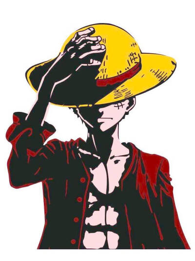 海贼王onepiece 路飞 漫画版 高清手机壁纸 动漫 q版套图 白底简约