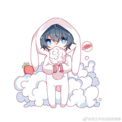 徵羽摩柯 q版×食物 vsinger 少年 虚拟歌姬 头像插画画师:@安之今天