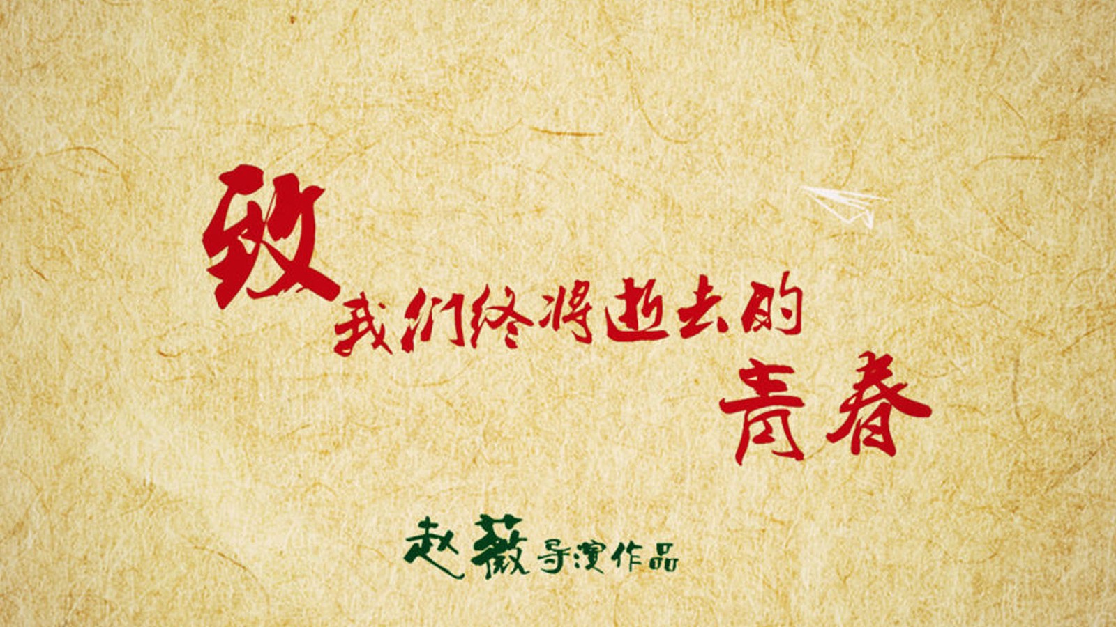 《致我们终将逝去的青春》壁纸