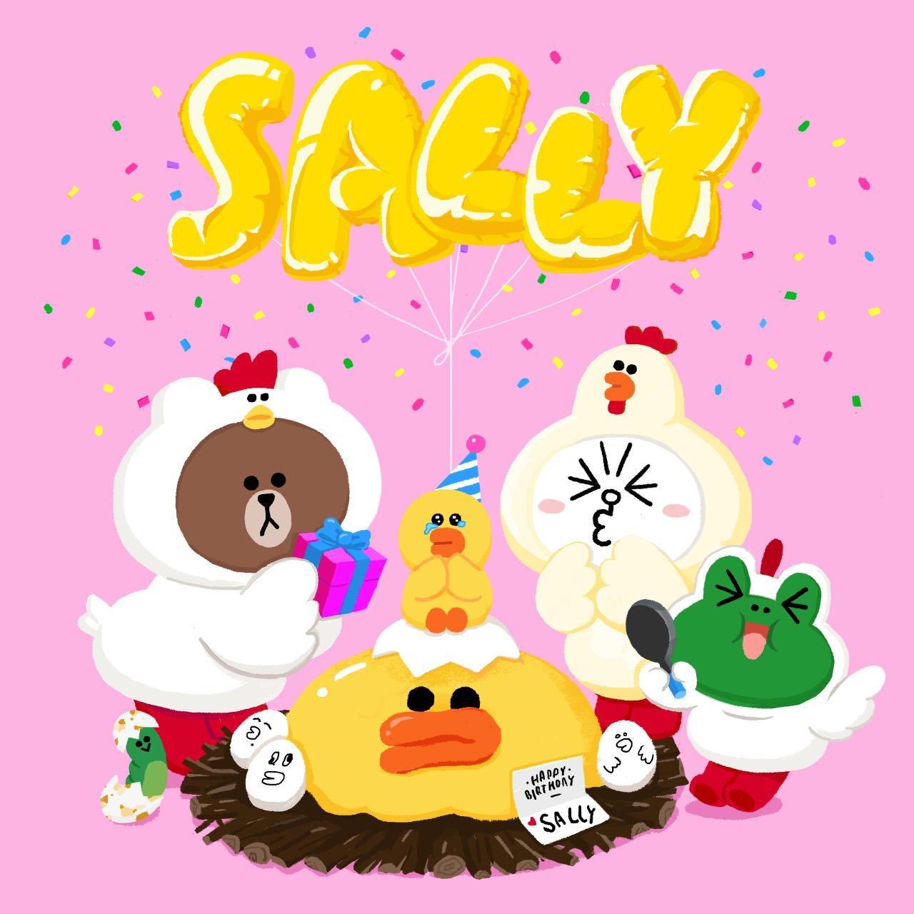 line friends 布朗熊brown choco 可妮兔cony 莎莉鸡sally 馒头人穆恩