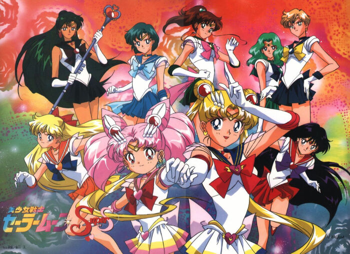 月野兔/水野亚美/火野丽/木野真琴/爱野美奈子/小小兔/天王遥/海王