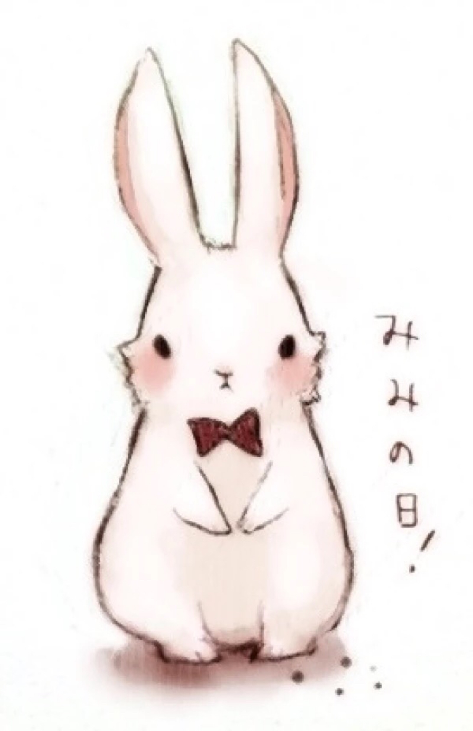 小兔子的样子漫画图片