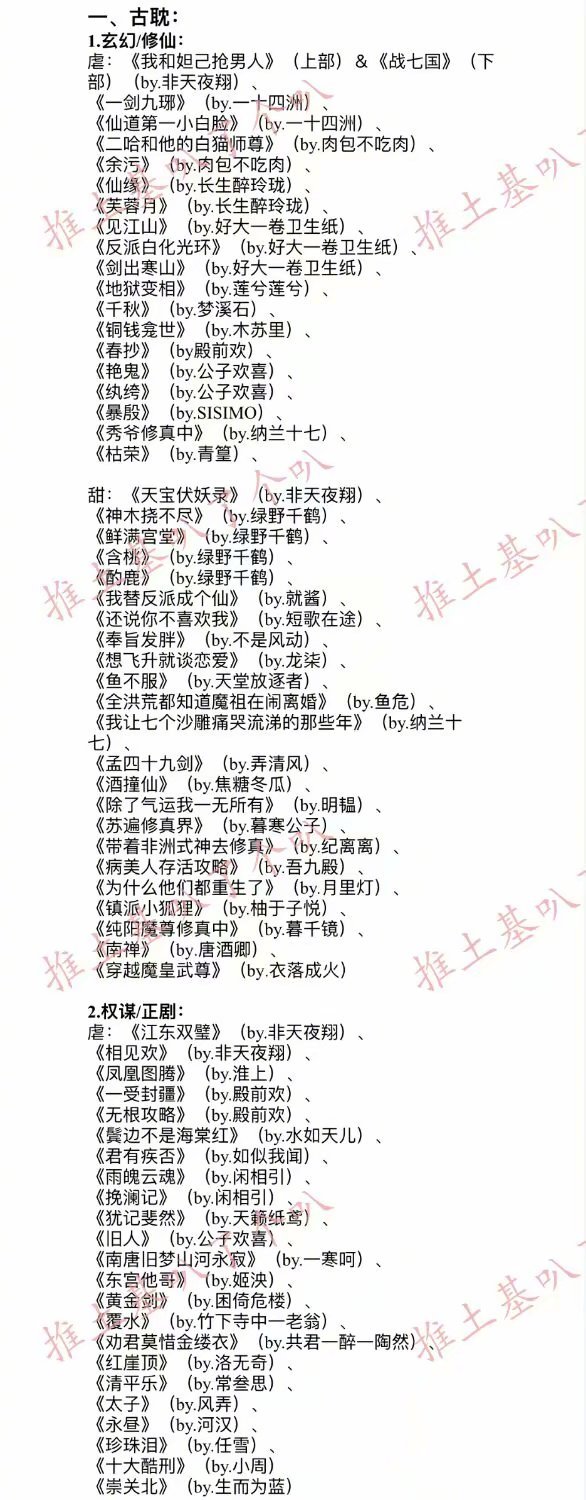 近几年来最好看的原耽文推荐,不同分类都应有尽有! 马住看!