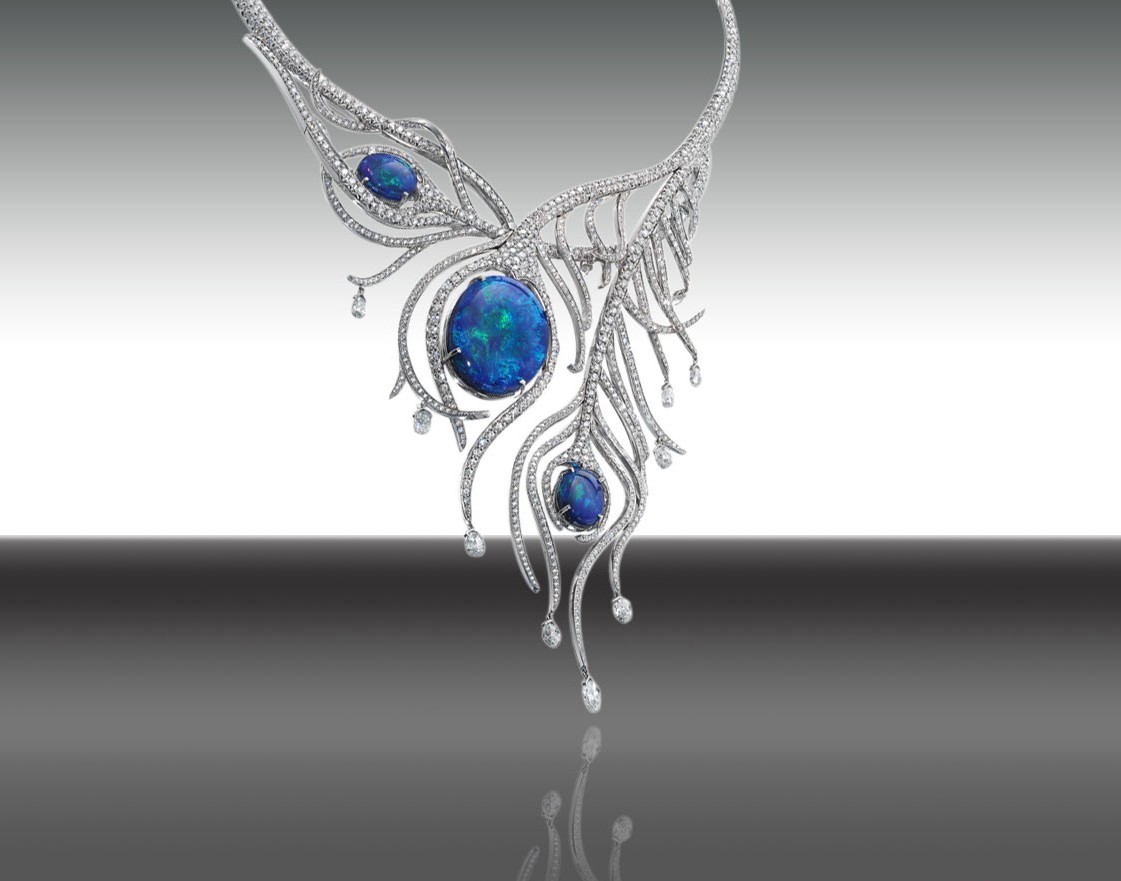 boodles欧泊白金珠宝