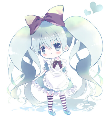 初音未来 爱丽丝 画师:月希ノみほさん