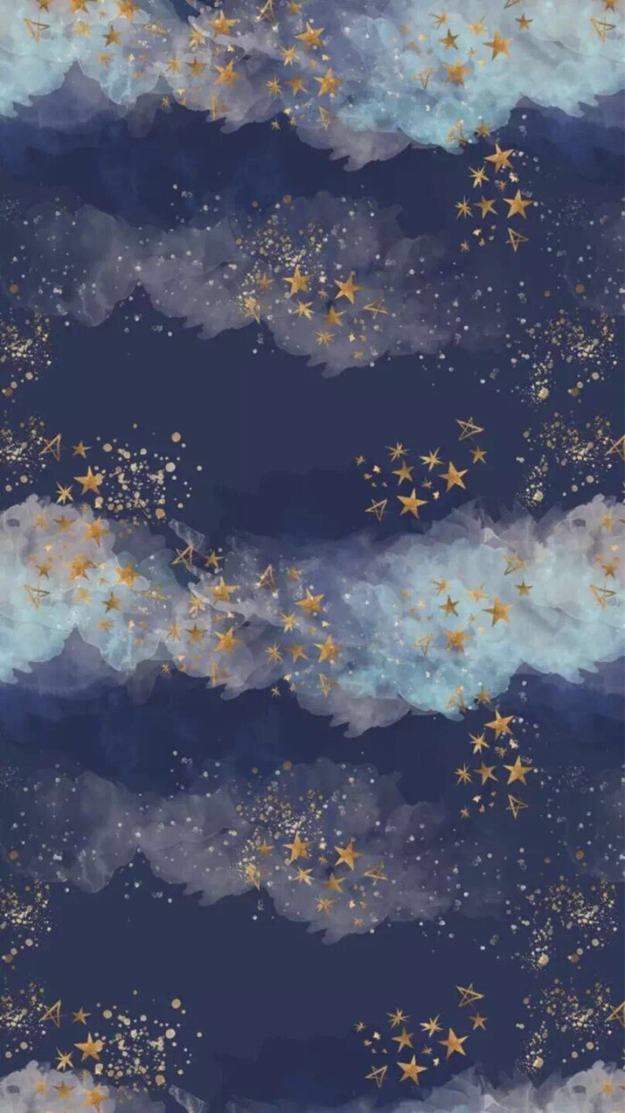壁纸杂图人物手绘清新简约星空高清大图