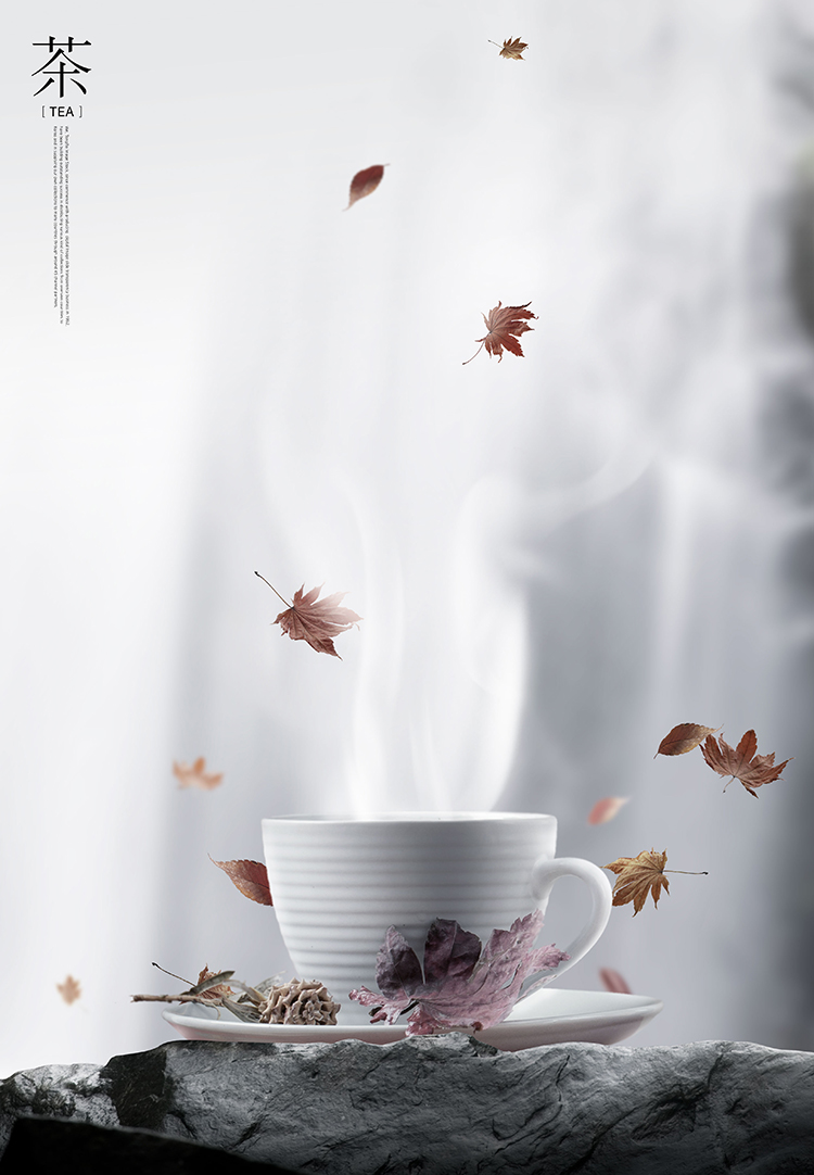 简洁清新绿色春季上新茶叶绿茶铁观音平面网页海报设计素材s335