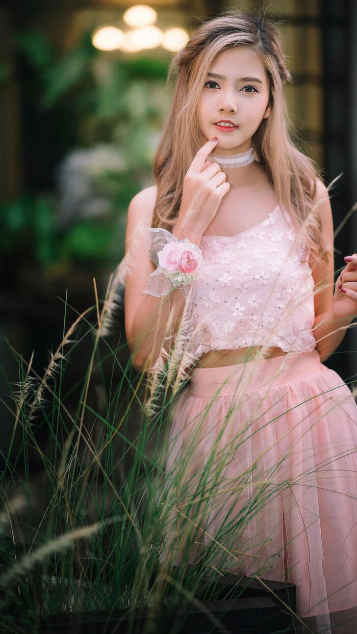 唯美 少女 森系 文艺 清新 现代