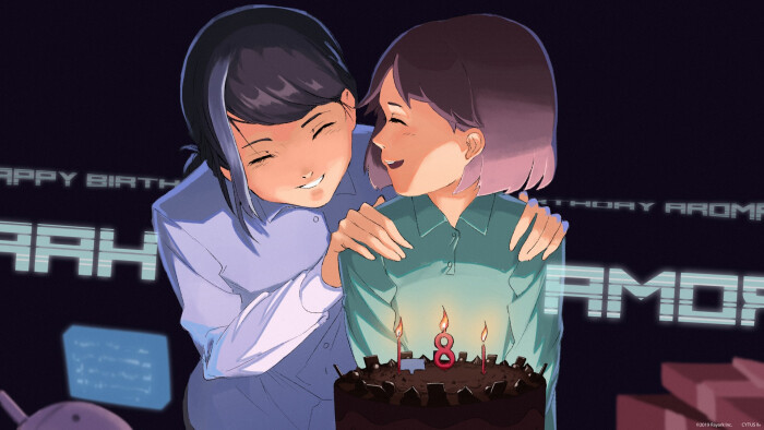 aroma生日快乐!