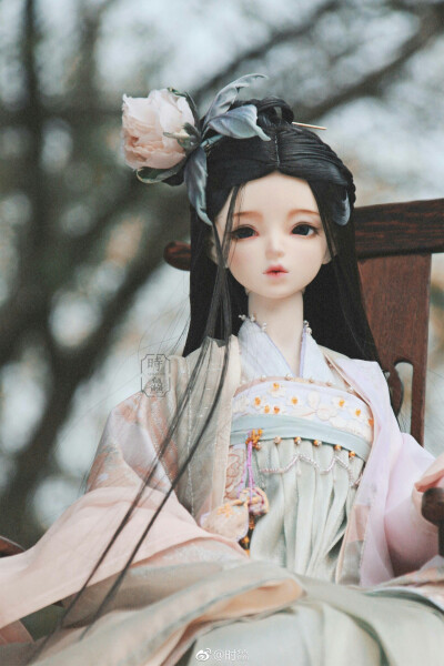 古风美人 sd娃娃 bjd 玩具 人偶 壁纸 萌物
