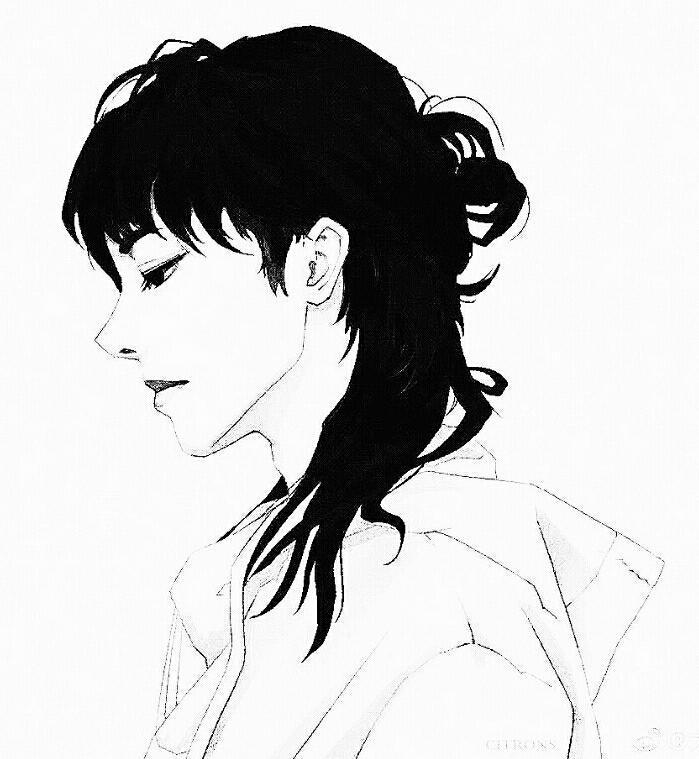 黑白线稿/橡皮章素材/华晨宇/文字动漫