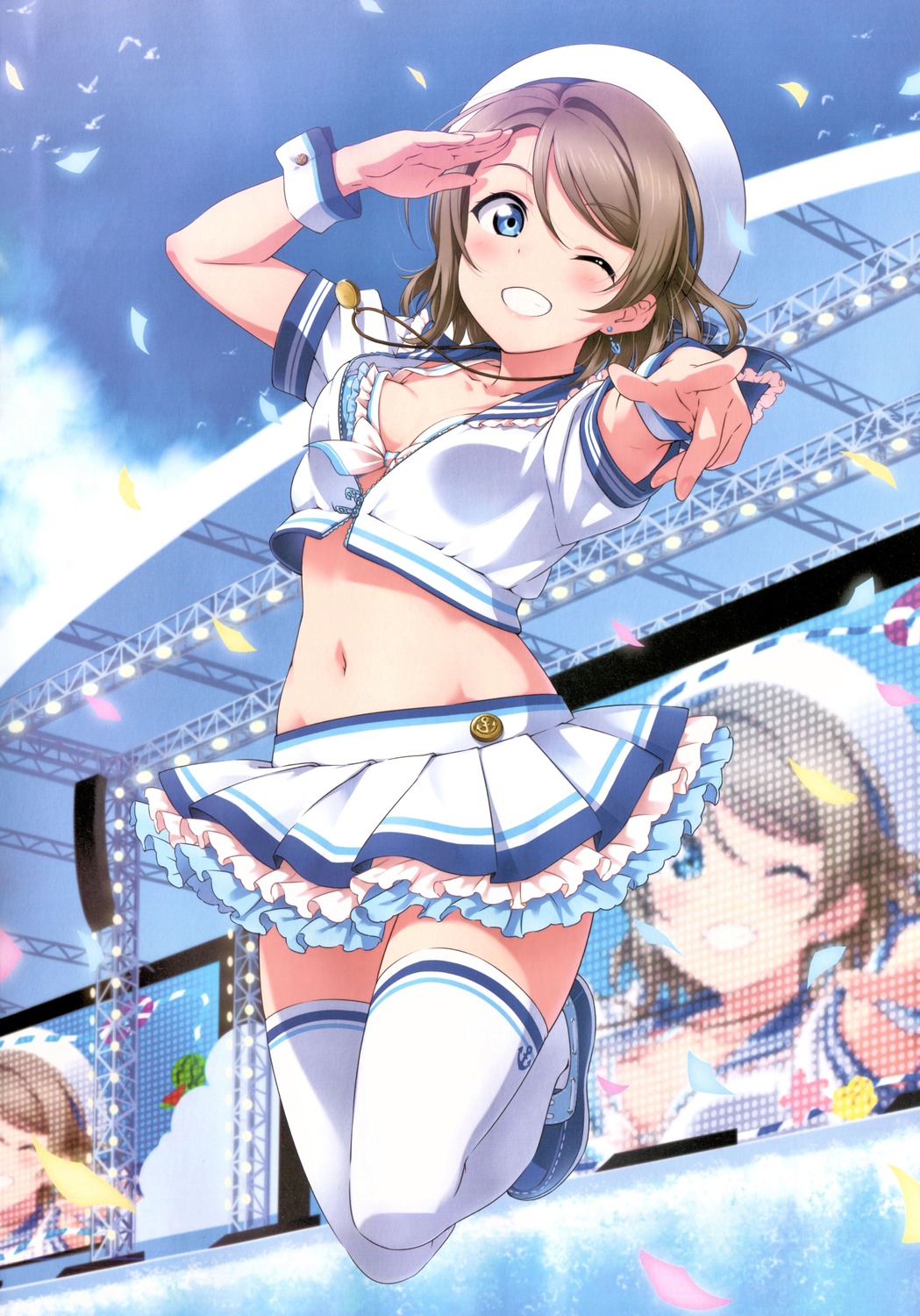 二次元 动漫 人物 女装 偶像 少女 高清 插画 官方图片 杂志扫图 love