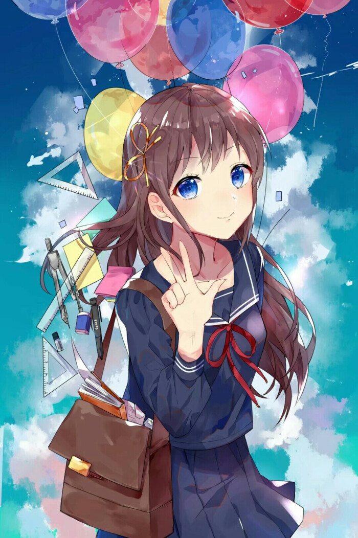 二次元壁纸少女图片