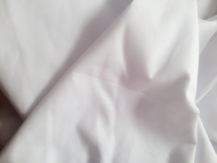 漂白色涤纶棉布 手工diy面料 旗袍 古装汉服布料 【临水照花】