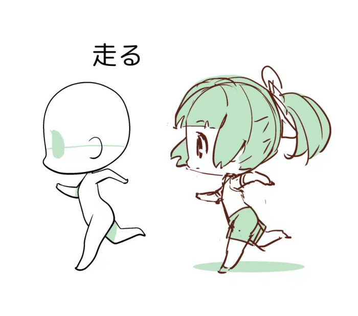 q版#人物动漫绘画