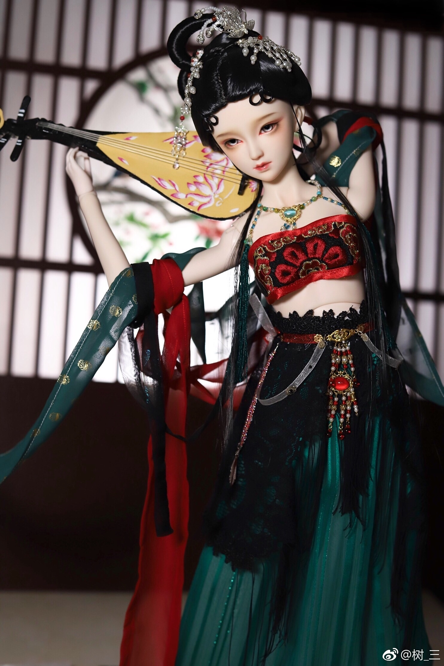 古风美人 sd娃娃 bjd 玩具 人偶 壁纸 萌物