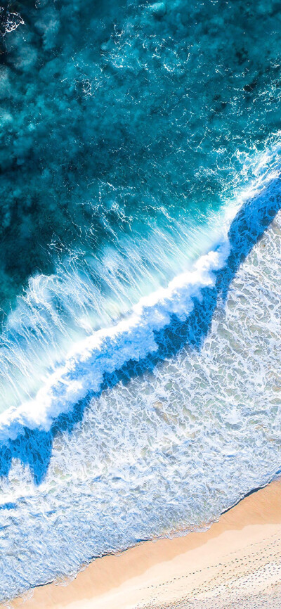 苹果手机默认壁纸海浪图片