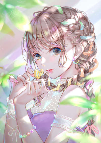 插画 二次元 动漫 古风