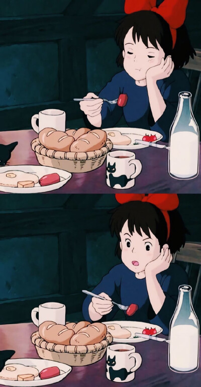 宫崎骏魔女宅急便拼接壁纸
