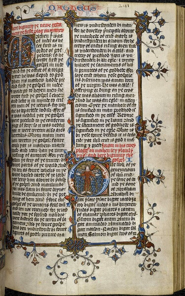 c.1400 非法的英文圣经:整个中世纪教会由…-堆