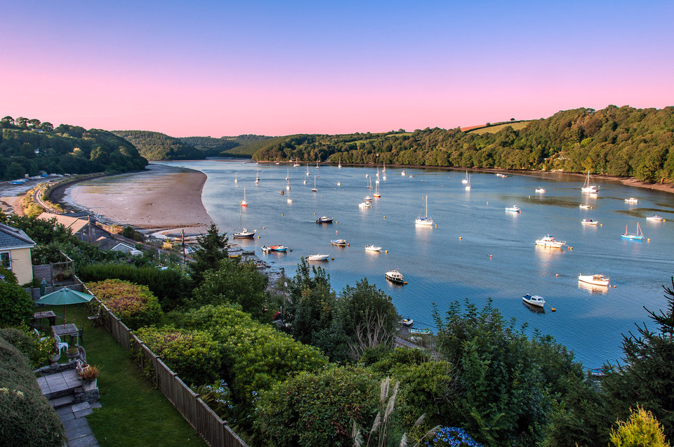 俯瞰福伊河 river fowey 景色